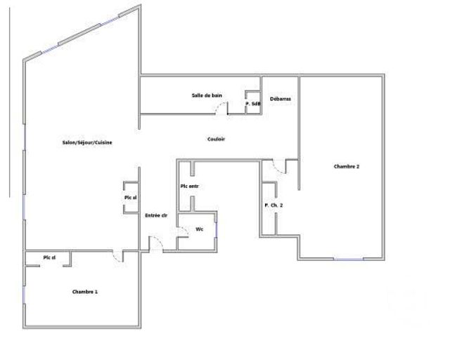 Appartement F3 à louer - 3 pièces - 75.69 m2 - PARIS - 75018 - ILE-DE-FRANCE - Century 21 Joffrin Immobilier